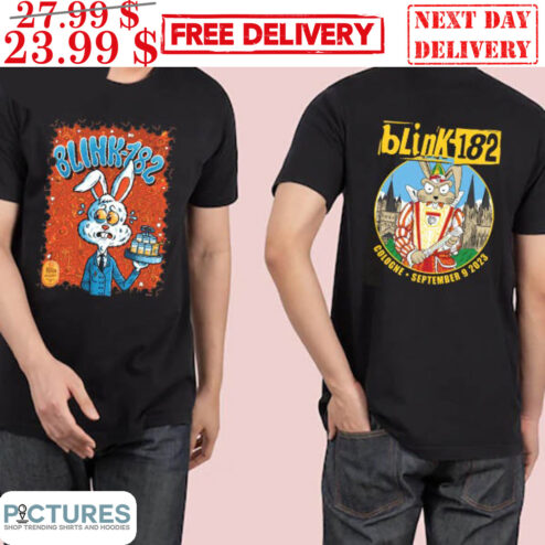 Blink-182 Lanxess Arena Cologne Germany September 09 2023 Bunny Scared Shirt