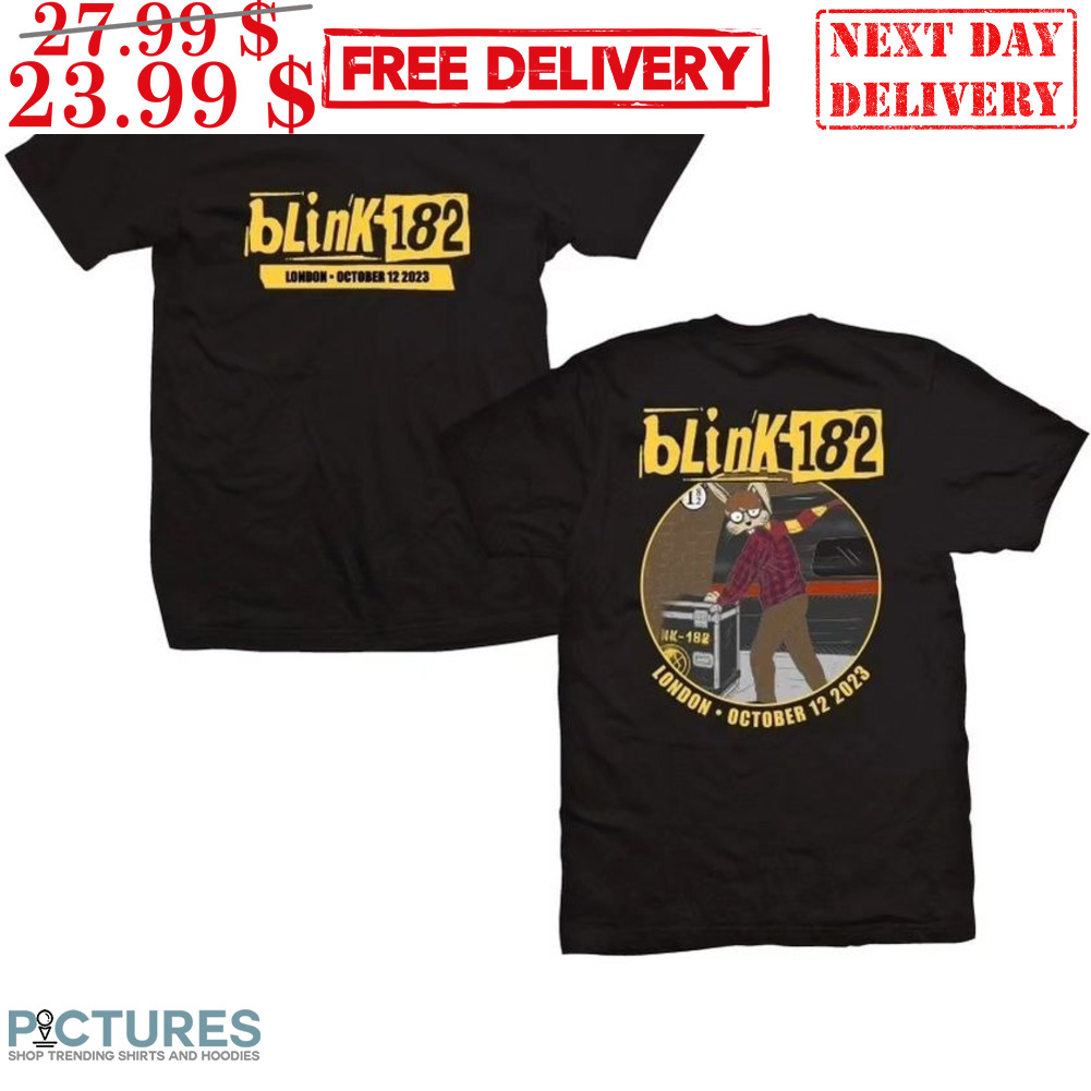 Blink-182 London-October 12 2023 Rabbit Shirt