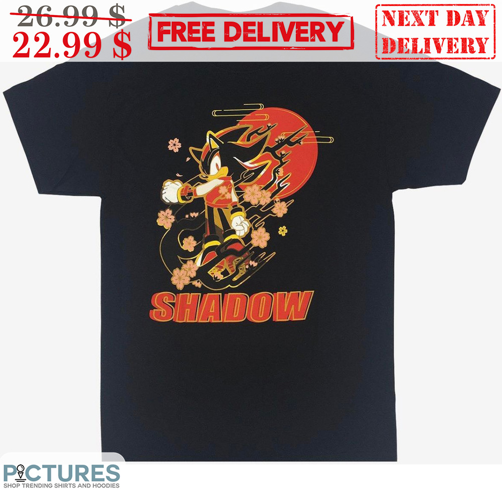 Sonic The Hedgehog Shadow Iron On Transfer For Light and Dark fabric 1