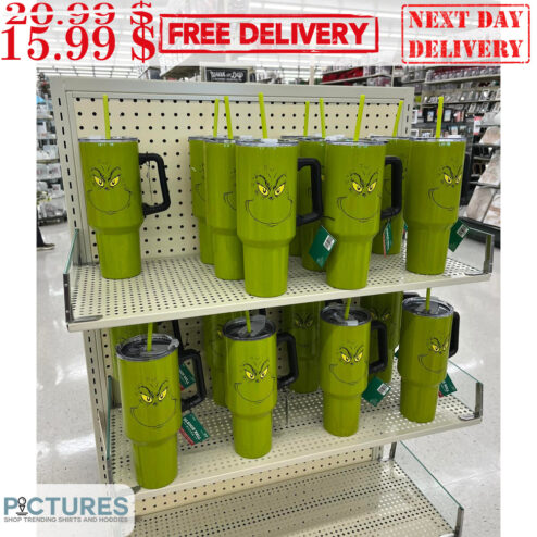 Grinch Face Fun Christmas 2023 Mug