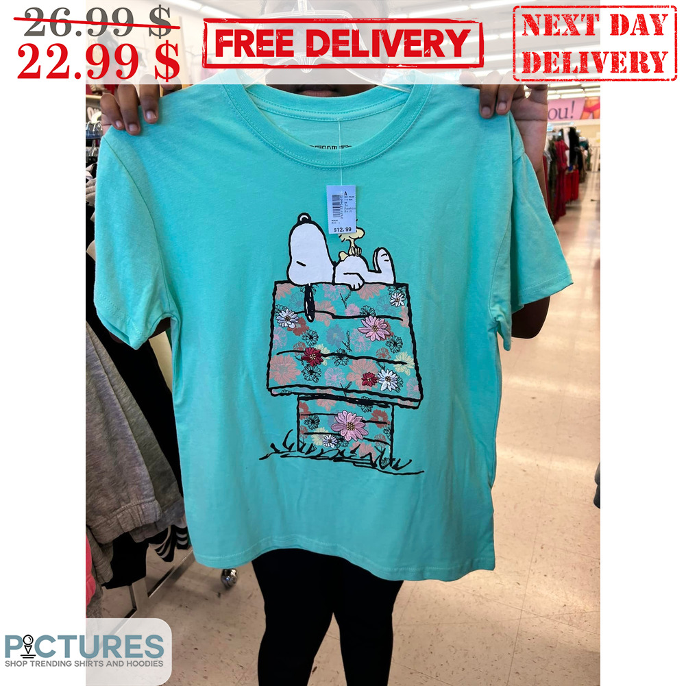 Snoopy Sleep Floral House Shirt