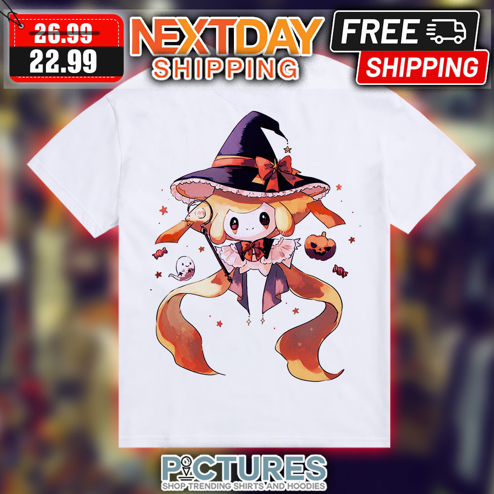Little Witch Cute Anime Girl Halloween 2023 Shirt