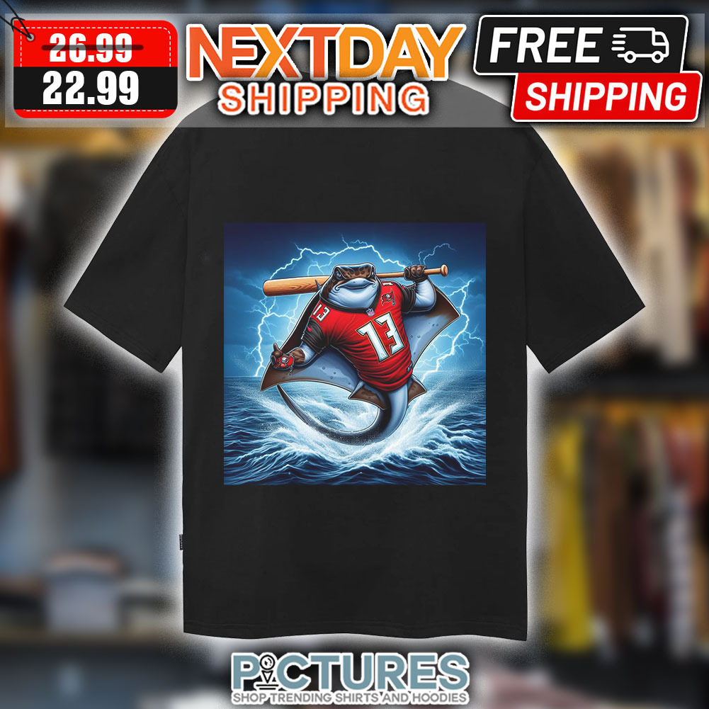 Ray Baseball 13 Mascot Sea Lightning Shirt