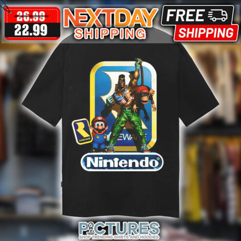 Super Mario Nintendo Rareware Shirt