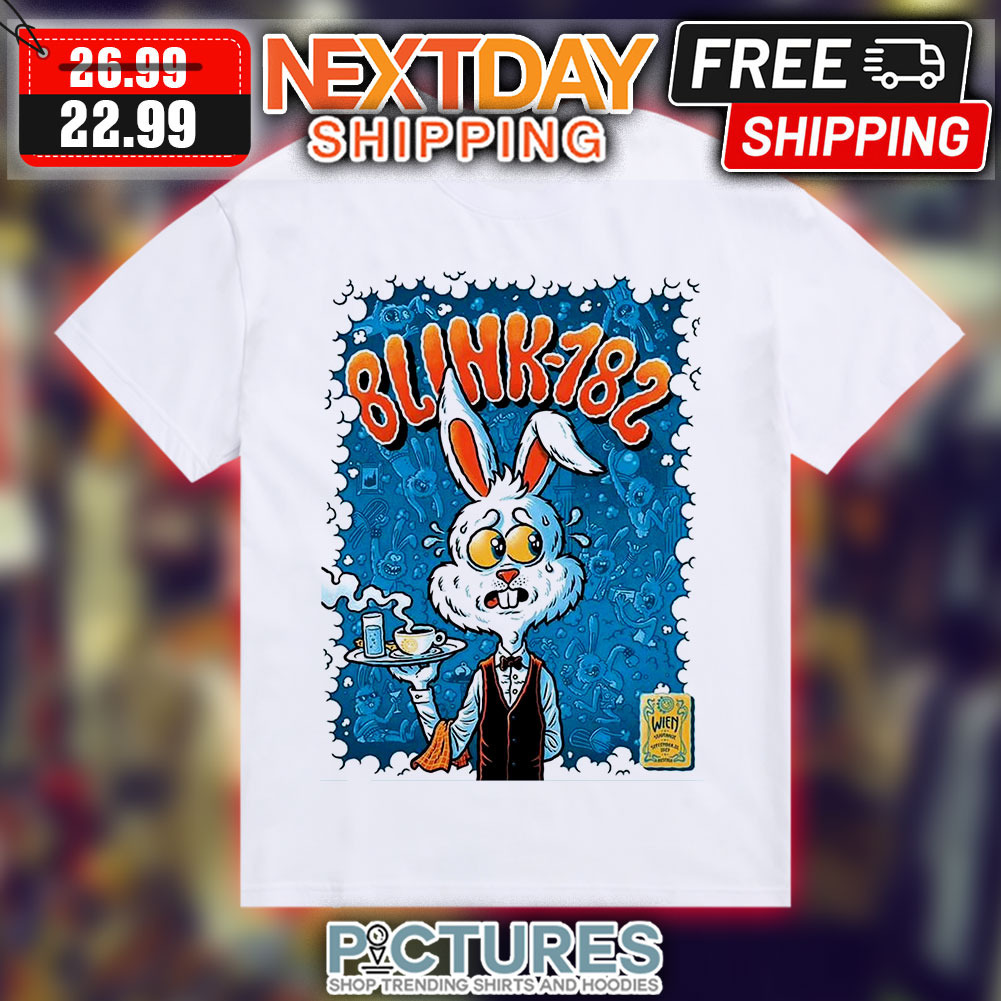 Blink-182 Bunny Waiter Pop Punk Band Shirt