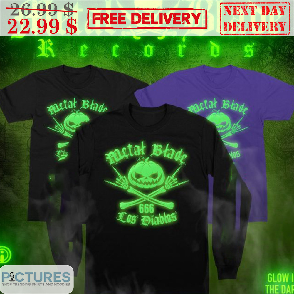 Pumpkin Metal Blade 666 Les Diablos Halloween 2023 Shirt