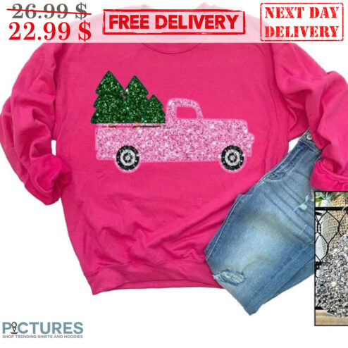 Pink Truck Christmas 2023 Shirt