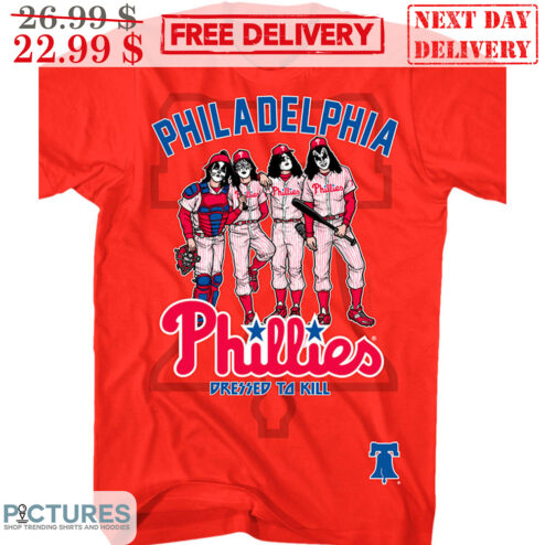 KISS Philadelphia Phillies Passed To Kill MLB Shirt