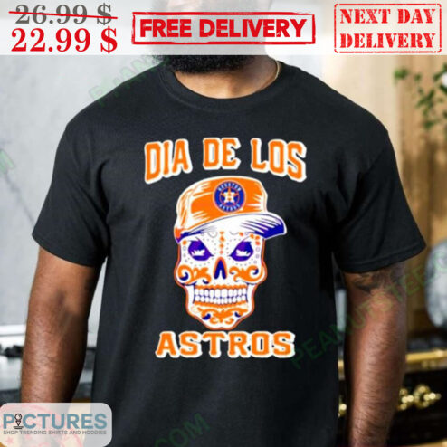 Skull Dia De Los Astros Houston Astros MLB Shirt