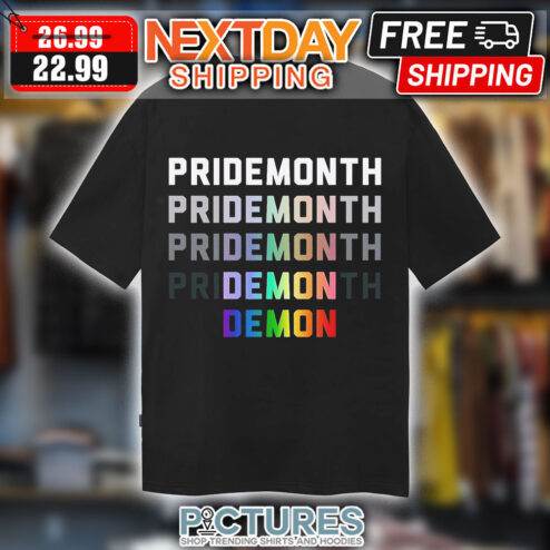 LGBT Pride Month Demon Rainbow Shirt