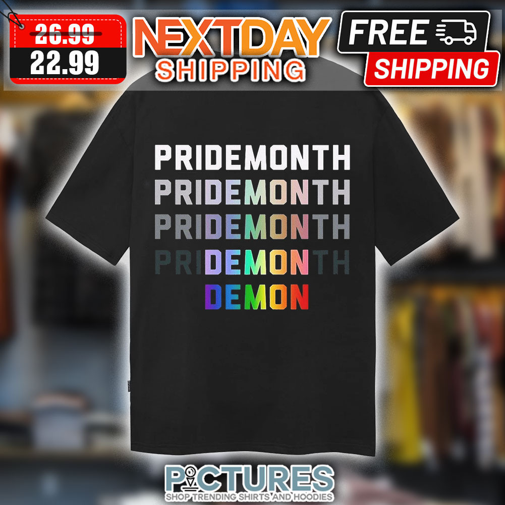 LGBT Pride Month Demon Rainbow Shirt