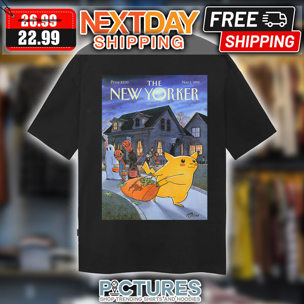 Pikachu The New Yorker Halloween 2023 Shirt