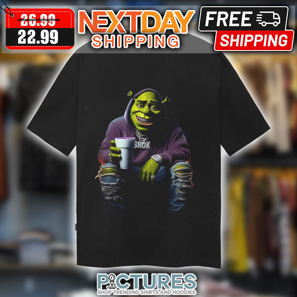 Shrek AI Grill Hip Hop Shirt