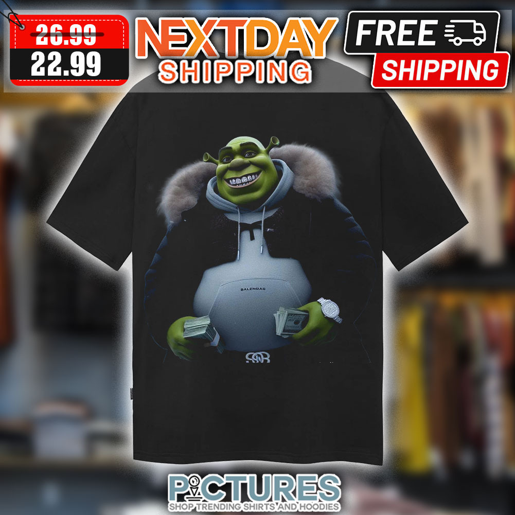 Shrek Flexing Money AI Shirt
