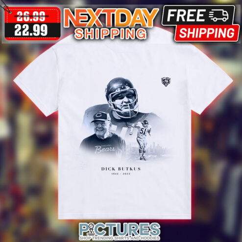 Dick Butkus Chicago Bears 1942-2023 Legend Shirt