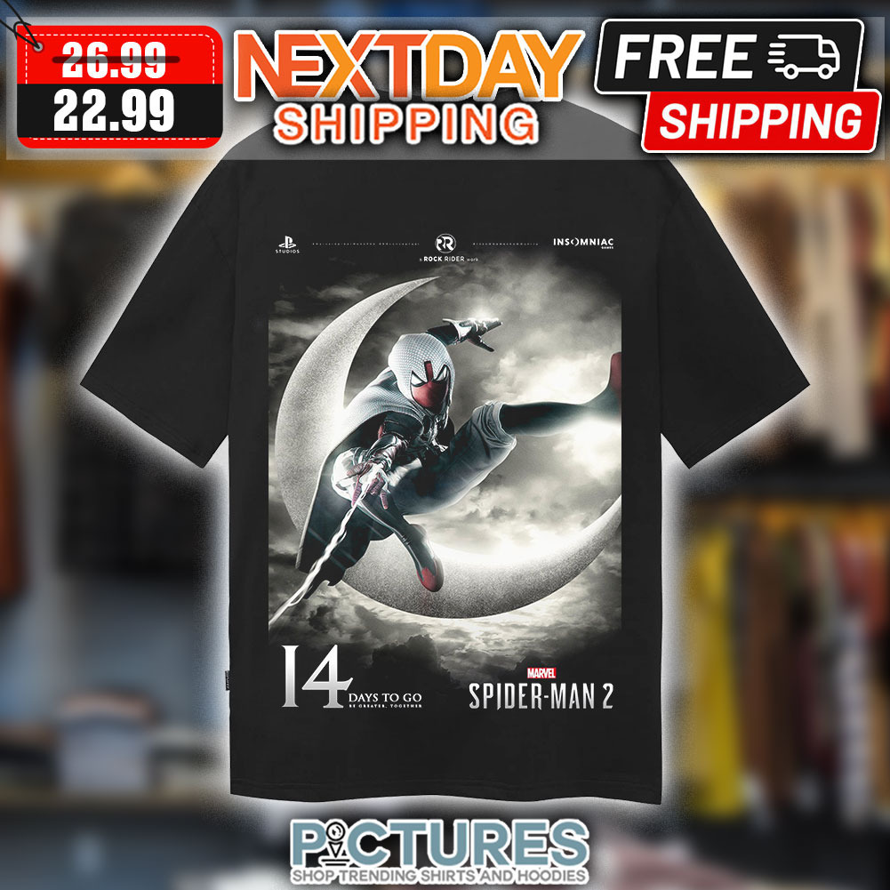 Spider-Man 2 14 Days To Go Moon Knight Marvel Shirt