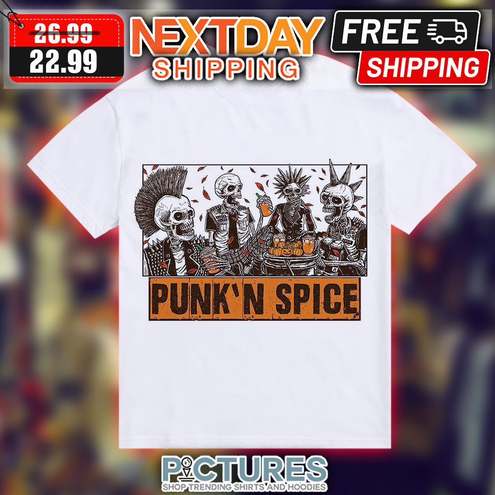 Skeleton Rock 'N Roll Punk 'N Spice Shirt