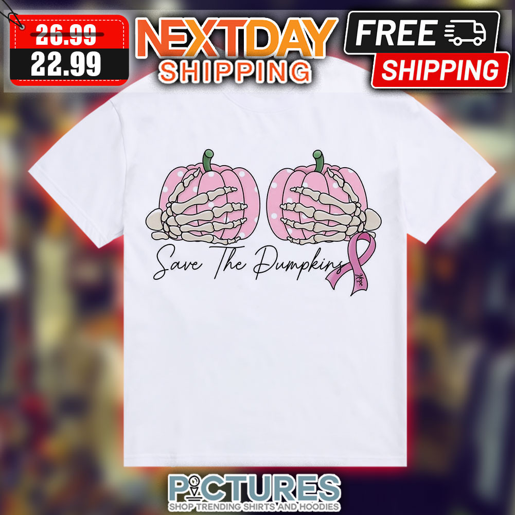 Save The Pumpkins Breast Cancer Awareness Shirt