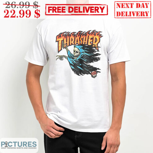 Death Thrasher Fire Graphic Shirt