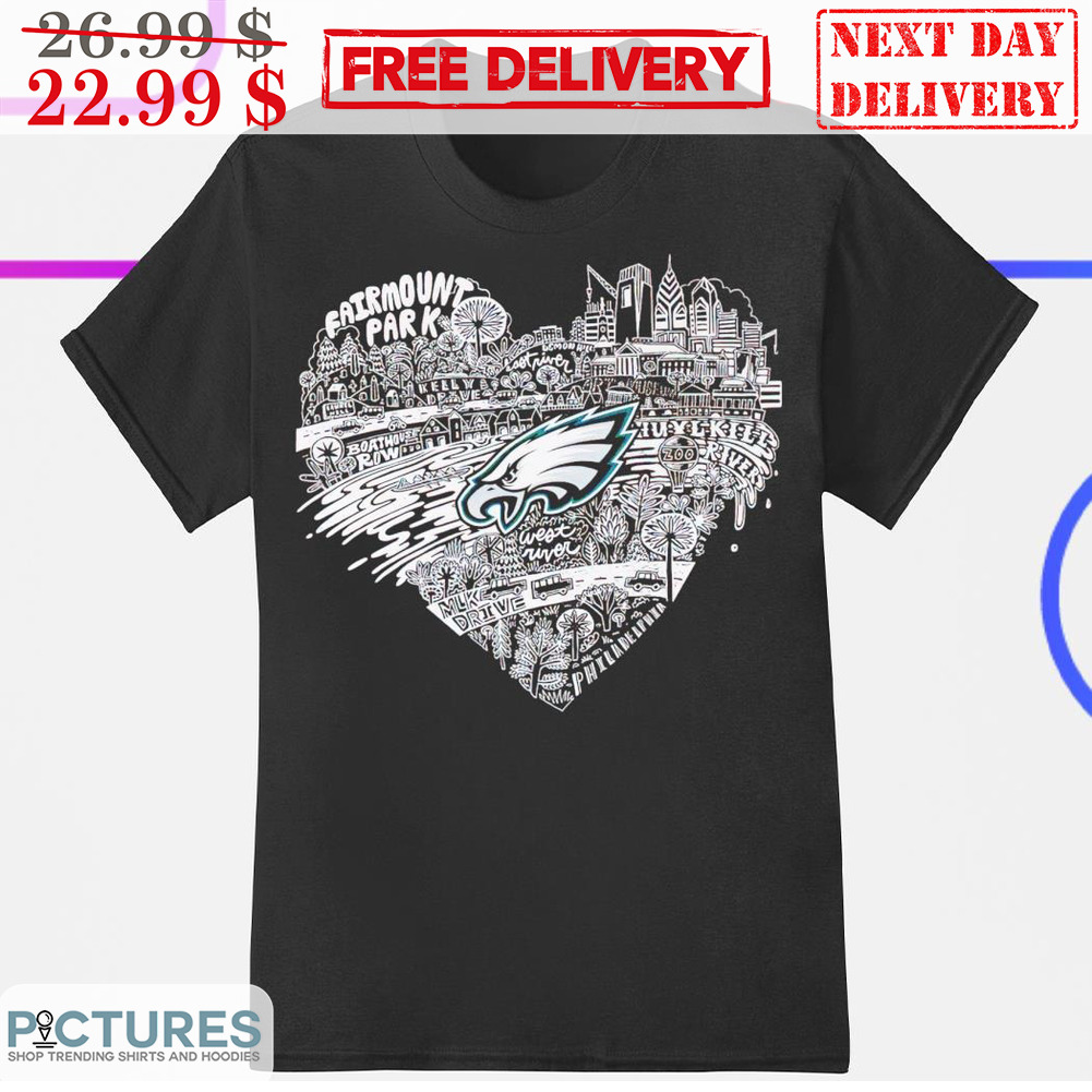 Fairmount Park Heart Philadelphia Eagles City Shirt