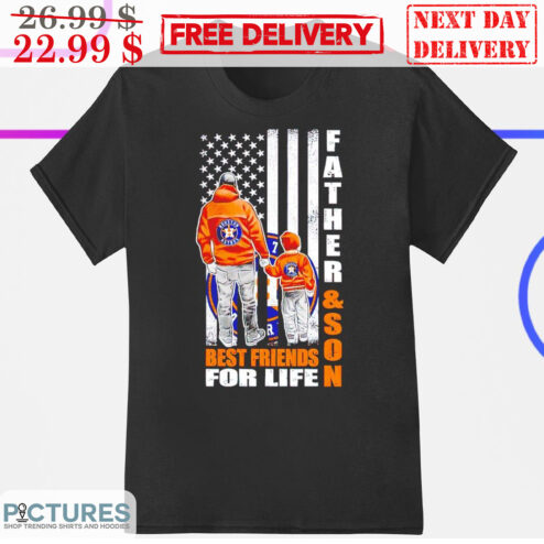 Houston Astros Father And Son Best Friends For Life Vintage Shirt