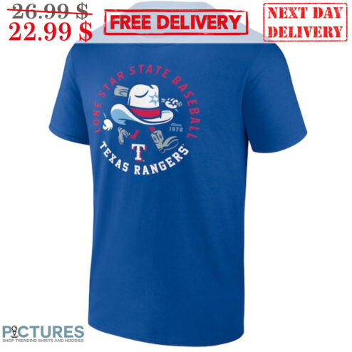 Lone Star State Baseball Texas Rangers Cowboy Hat Shirt