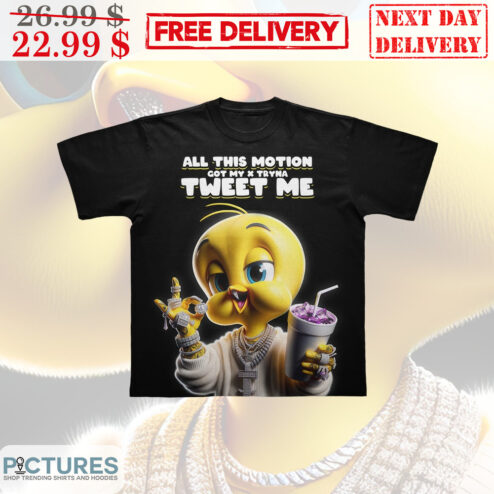Duck All This Motion Got My Tryna Tweet Me Shirt
