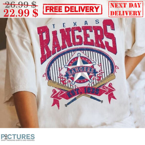Texas Rangers EST 1835 MLB Vintage Shirt