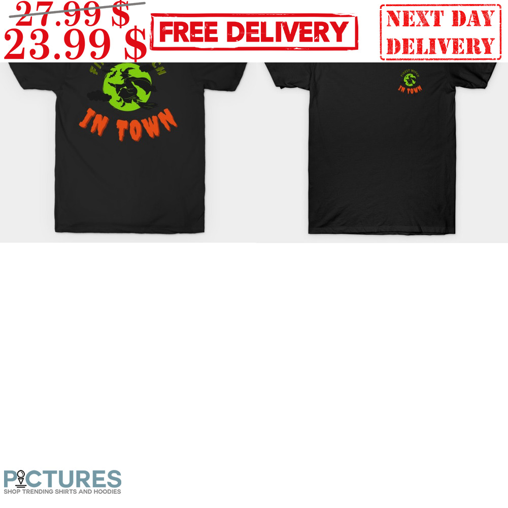 Finest Witch In Town Moon Halloween 2023 Shirt