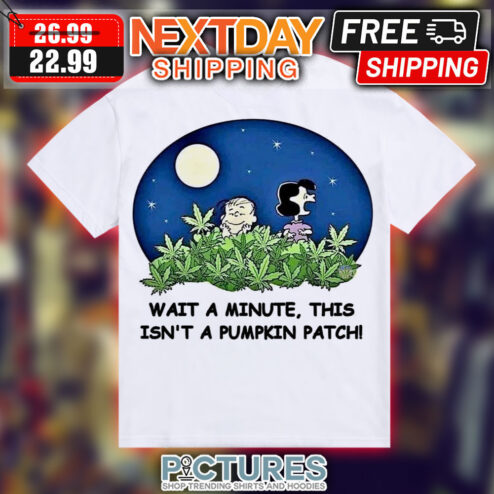 Charlie Brown Wait A Minute This Isn't A Pumkin Patch Peanuts Shirt