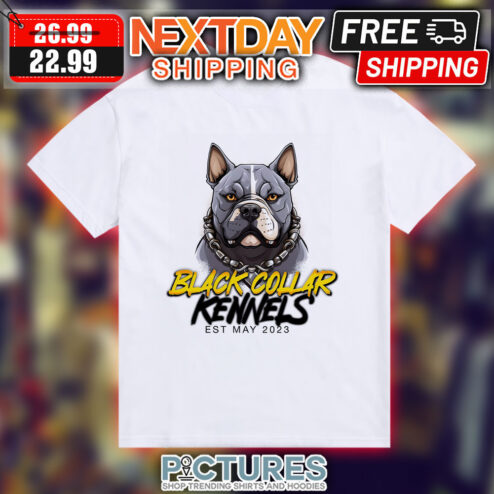 Bulldog Black Collar Kennels Est May 2023 Shirt