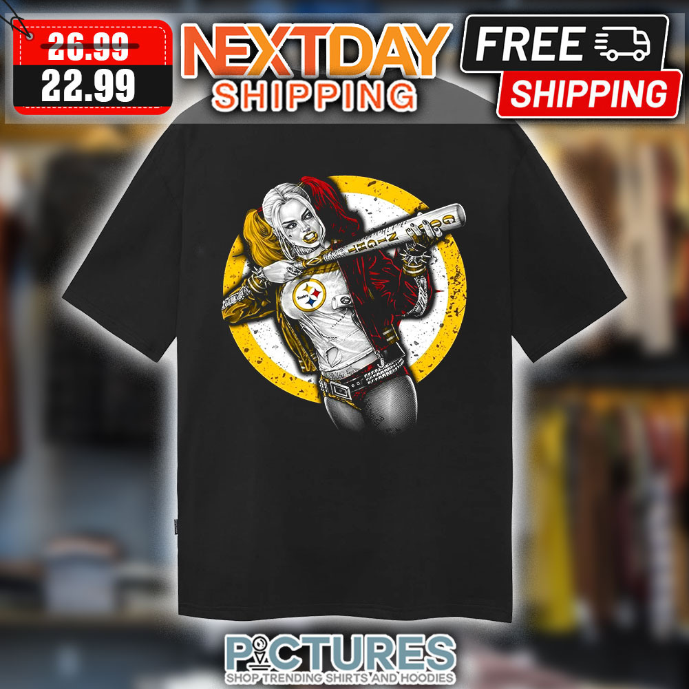 FREE shipping Harley Quinn Pittsburgh Steelers Vintage NFL Shirt ...