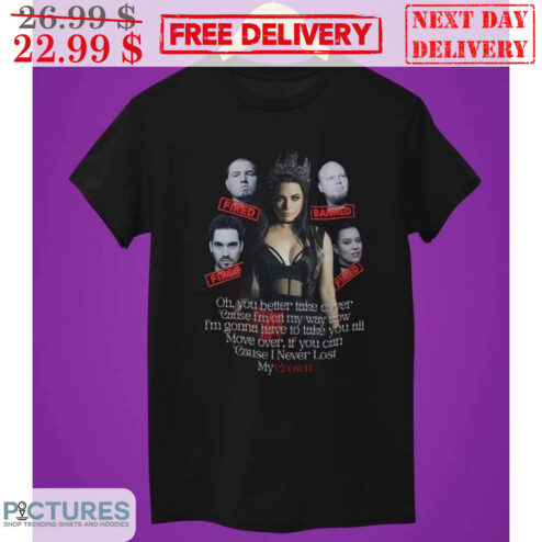 Evanescence Oh You Better Take Cover Cause I'm On My Way Now Shirt