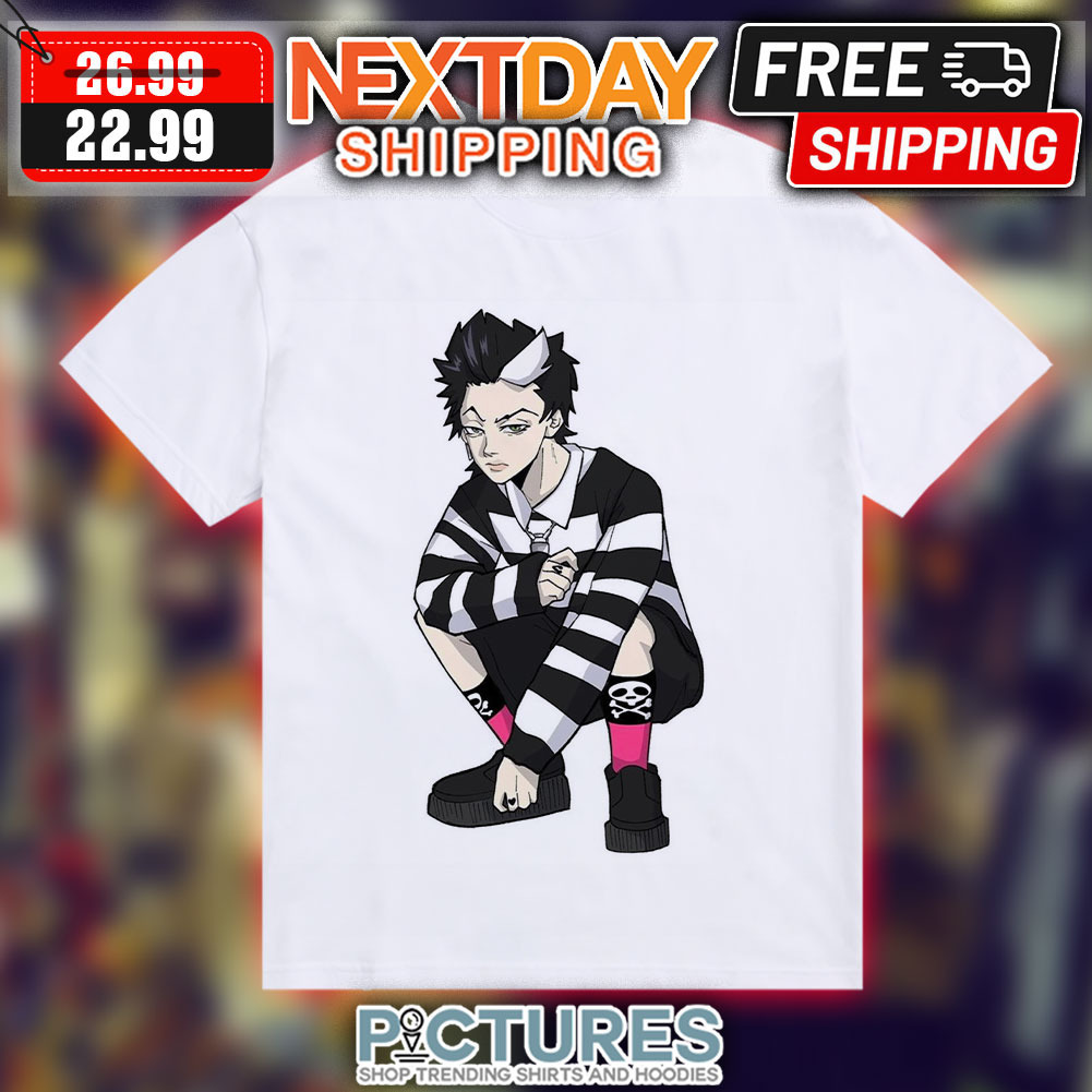Boy Hightlight Hair Cool Horizontal Striped Long Sleeve Shirt Boy Hightlight Hair Cool Horizontal Striped Long Sleeve Shirt