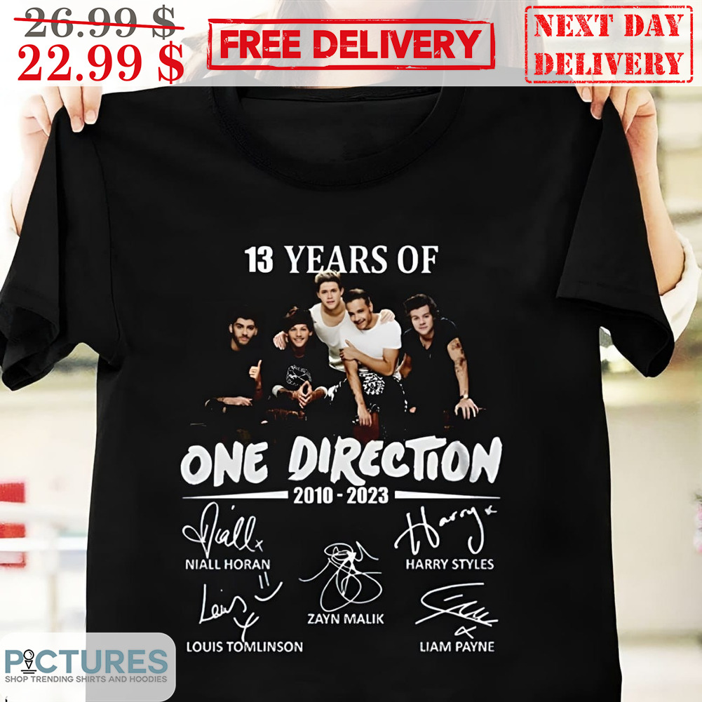 13 Years Of One Direction 2010 2023 Signature Shirt