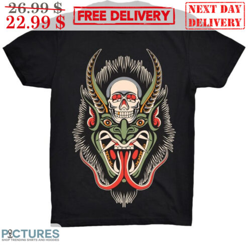 Demon Skull Tattoo Japanese Shirt