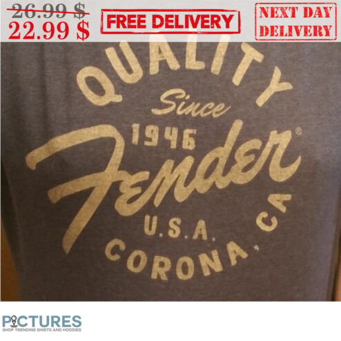 Quality Since 1946 Fender USA Corona Vintage Shirt