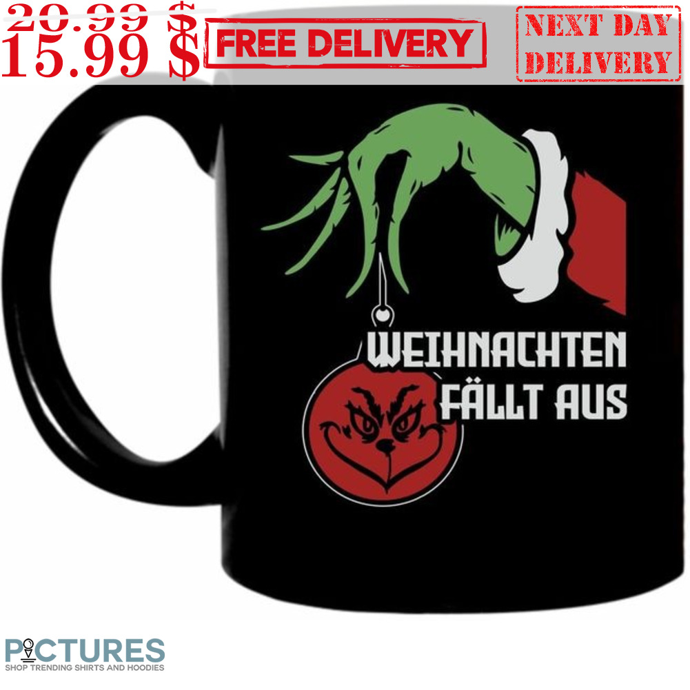 Grinch Face Weihnachten Fällt Aus Mug