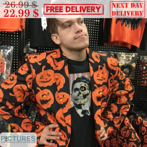 Ronald Reagan Skull American President Shirt