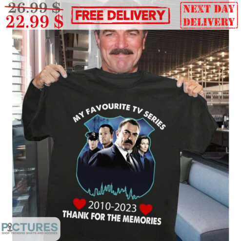 Tom Selleck My Favourite TV Series 2010-2023 Thank For The Memories Shirt