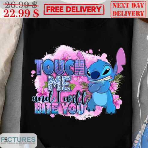 Stitch Touch Me And I Will Bite You Disney Shirt