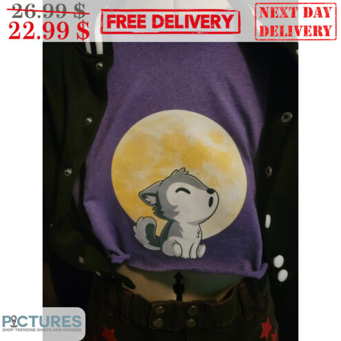 Wolf Cute Howl Moon Shirt