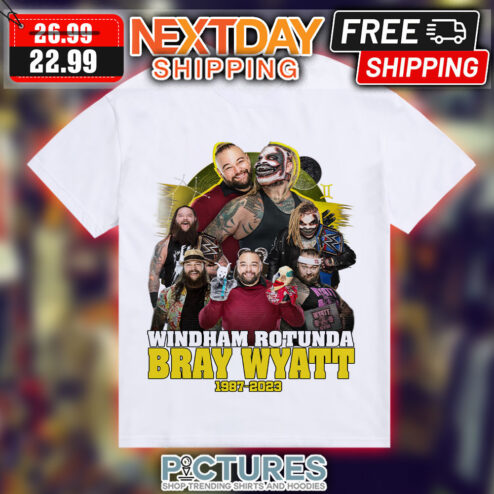 Windham Rotunda Bray Wyatt 1987 – 2023 Thank You For The Memories Signature Shirt