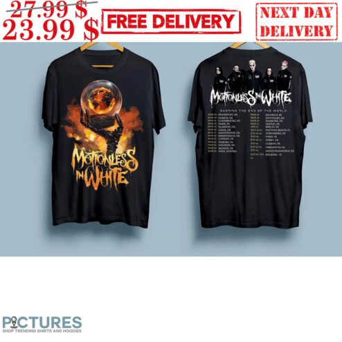 Motionless In White Scoring The End Of The World Tour Shirt