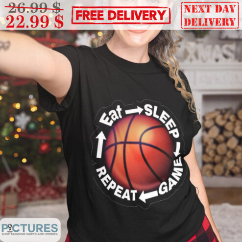 Basketball Eat Sleep Game Repeat Shirt