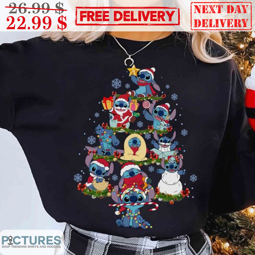 Lilo & Stitch Chrismas Tree Disney Shirt