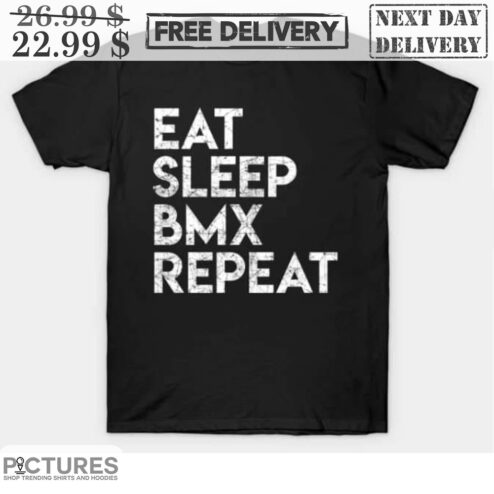 Eat Sleep BMX Repeat Vintage Shirt