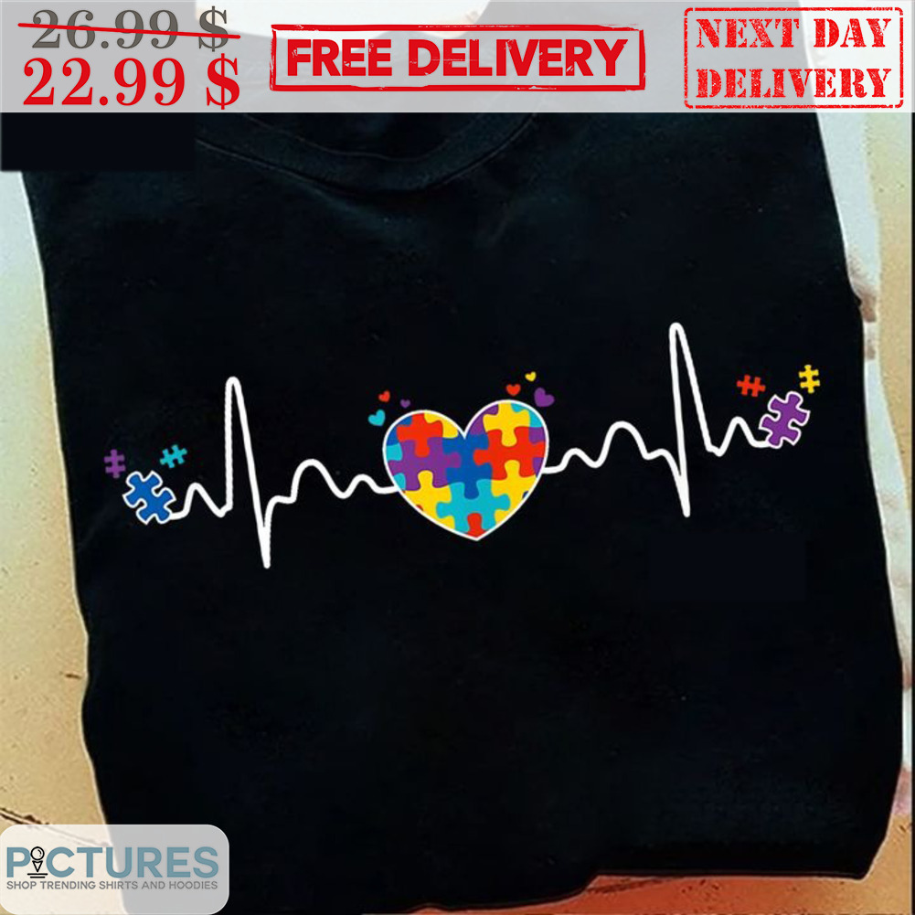 Autism Heartbeat Awareness Shirt