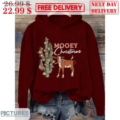 Mooey Christmas Cactus Tree Pine Shirt