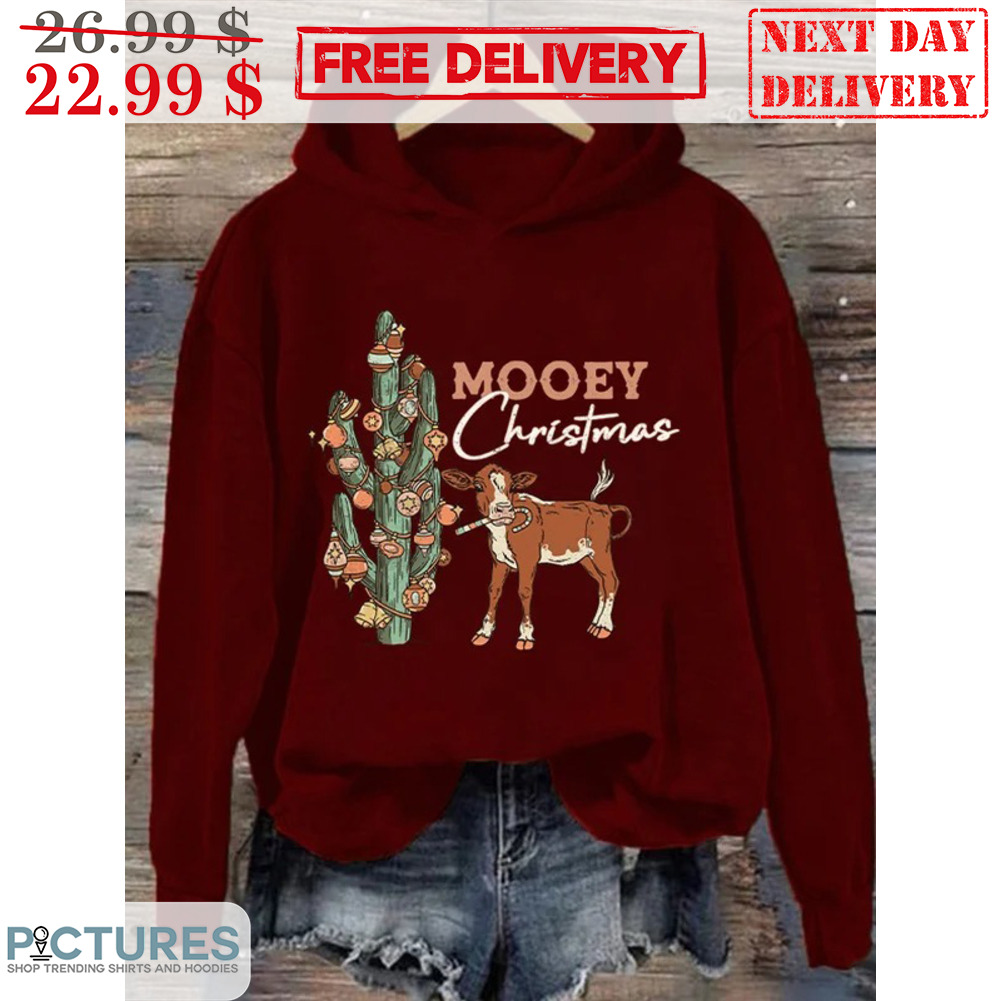 Mooey Christmas Cactus Tree Pine Shirt